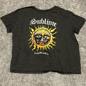 Cropped Sublime Graphic Tee